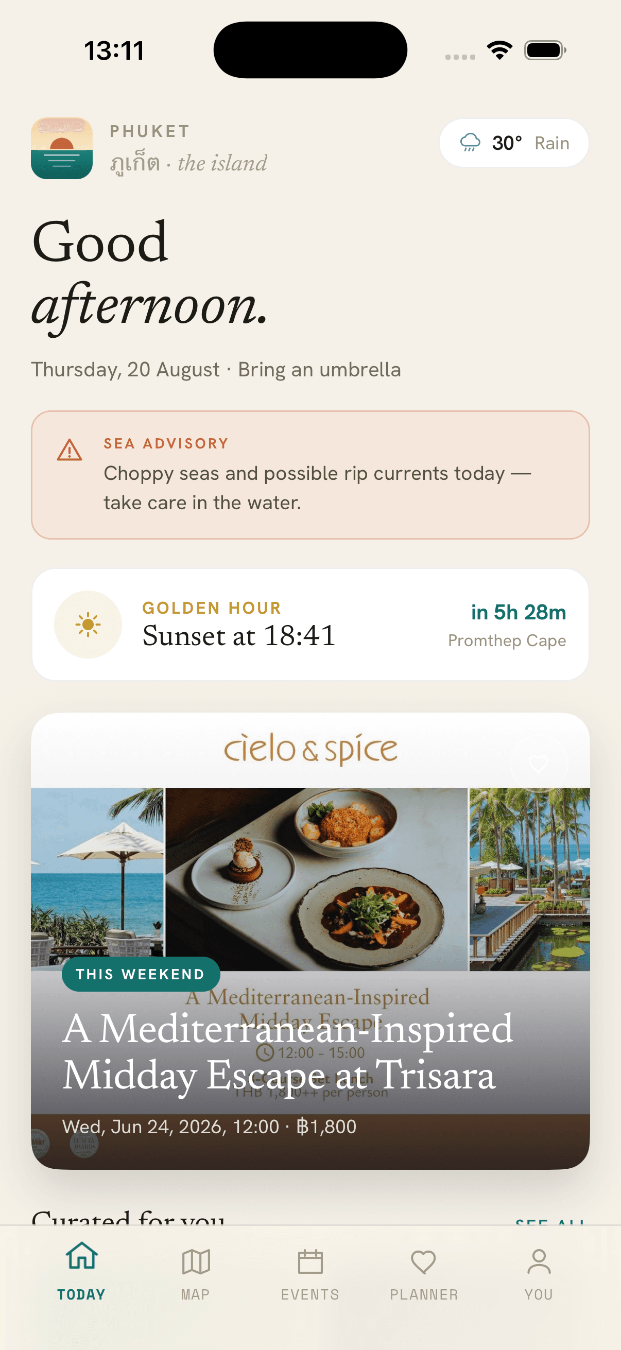 Phuket Tourist mobile app